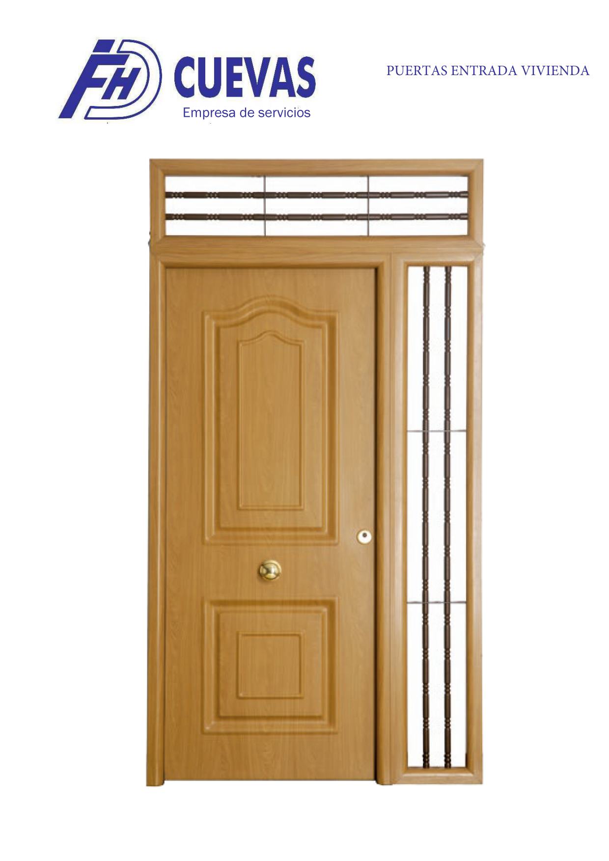 Puertas vivienda. Puerta entrada vivienda.