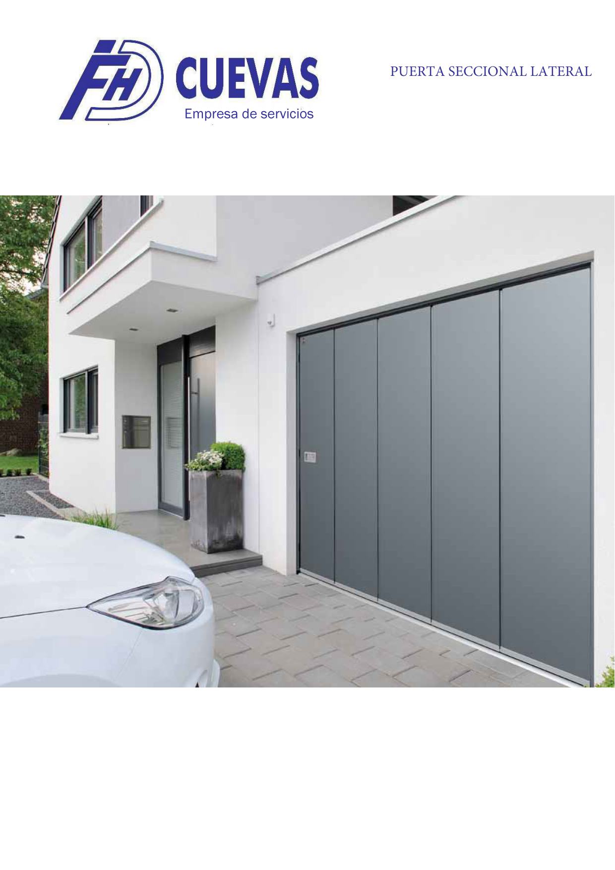 Puertas vivienda. Puerta Seccional lateral.